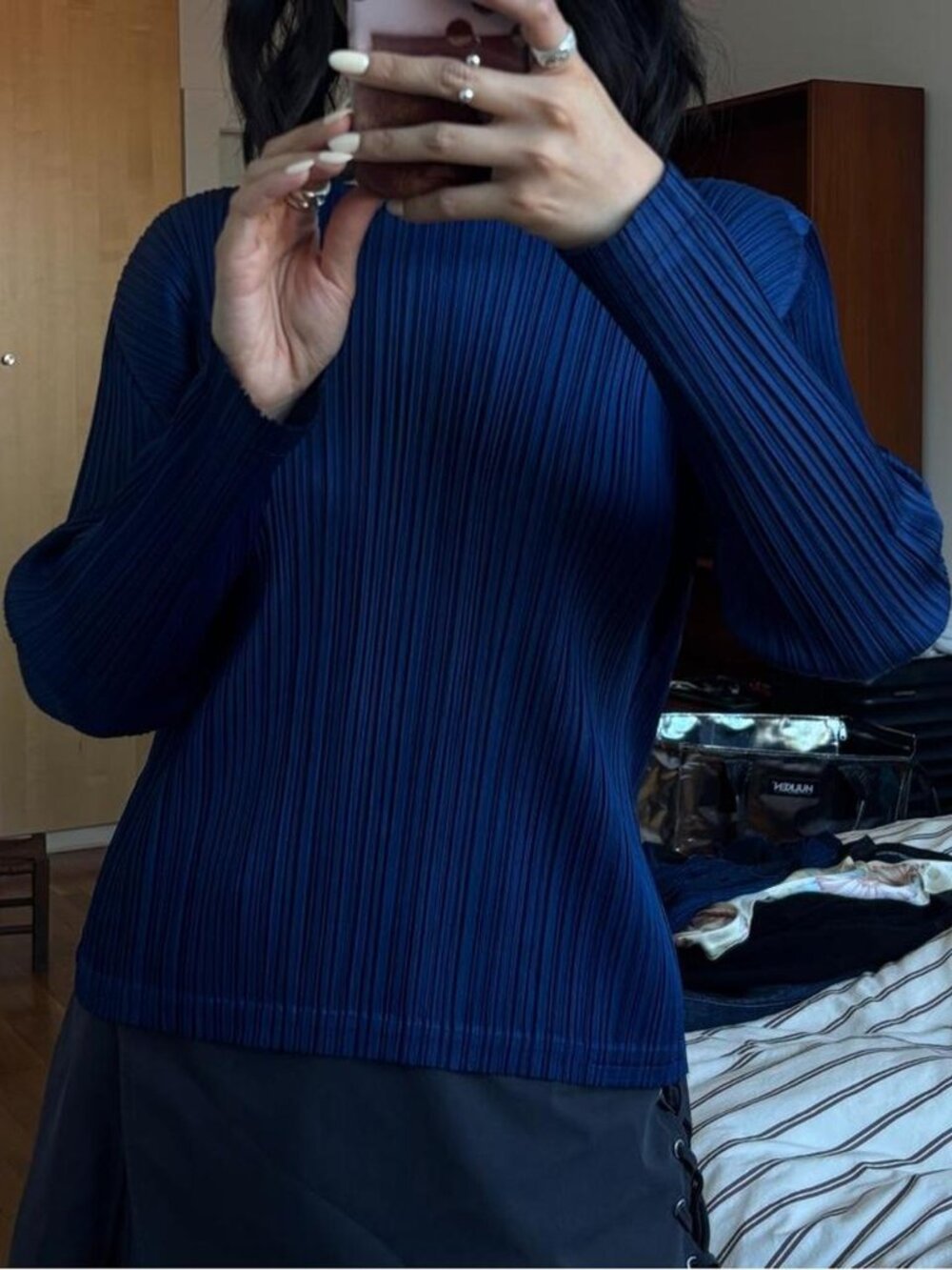 Issey Miyake Women's Blue Blouse